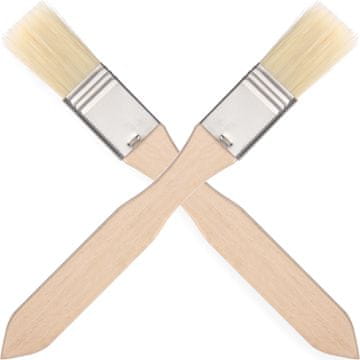 shumee Slaščičarski čopič za mazanje in ploščat 20x210mm SET 2 kos. - HENDI 515228