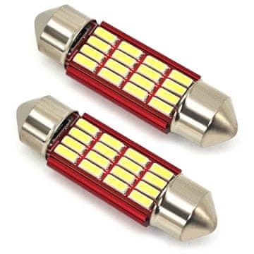 shumee kosa C5W LED žarnice SV8.5 12V CANBUS 36mm moč