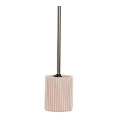 DKD Home Decor Toaletna ščetka DKD Home Decor Pink Steel polipropilen Stoneware 11 x 40,5 x 11 cm