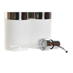 DKD Home Decor Kopalniški set DKD Home Decor White Silver Aluminium polystyrene 6,6 x 6,6 x 16,2 cm
