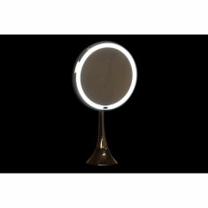 DKD Home Decor Povečevalno ogledalo z LED DKD Home Decor srebrna kovina 20 x 11 x 37 cm