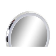 DKD Home Decor Povečevalno ogledalo z LED DKD Home Decor srebrna kovina 20 x 11 x 37 cm