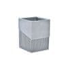 Držalo za zobne ščetke DKD Home Decor Grey Resin 7,6 x 7,6 x 10 cm
