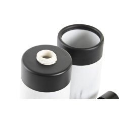 DKD Home Decor Kopalniški set DKD Home Decor White Black White/Black Metal Resin Modern 7,2 x 7,2 x 16,4 cm