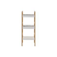 DKD Home Decor Kopalniške police DKD Home Decor White Natural Bamboo 30 x 29 x 80 cm