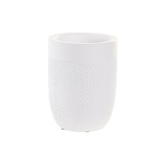 DKD Home Decor Steklo DKD Home Decor 8 x 8 x 10,5 cm Cement Bela