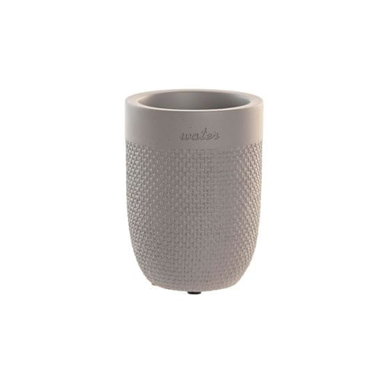 DKD Home Decor Steklo DKD Home Decor 8 x 8 x 10,5 cm Sivi cement