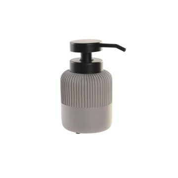 DKD Home Decor Dozator za milo DKD Home Decor 7 x 7 x 15 cm Siva Cement polipropilen