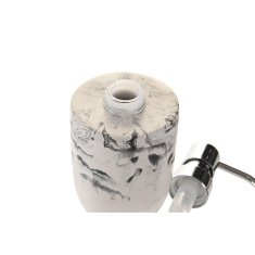 DKD Home Decor Dozator za milo DKD Home Decor Črna cementna bela