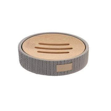 DKD Home Decor Mila DKD Home Decor 11 x 11 x 2,5 cm Sivi cement