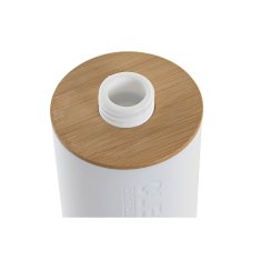 DKD Home Decor Dozator za milo DKD Home Decor 7 x 9 x 15,5 cm Naravni beli polipropilen