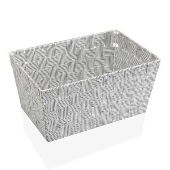 Versa Večnamenska košara Versa Black White Bath &amp; Shower 20 x 15 x 30 cm
