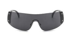 VeyRey sončna očala Binneon Steampunk Črna stekla Universal
