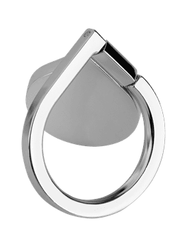 shumee Univerzalno držalo za telefon na obroč, srebrne barve