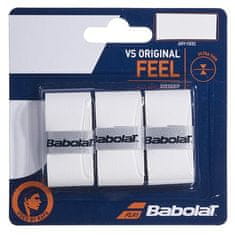 Babolat VS Original overgrip wrap tl. 0,4 mm bela, pakiranje po 3