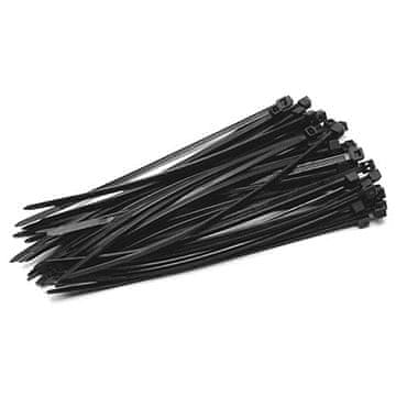 Strend Vezalni trak 250x3,6mm 50ks črn