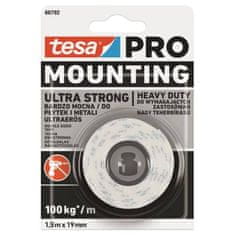 Tesa Montažni trak obojestransko lepljiva pena 66792, zelo debel, 1,5 m x 19 mm