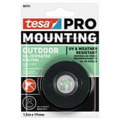 Tesa Montažni trak dvostransko lepilna pena 66751, zunanji, 1,5 m x 19 mm, zelen