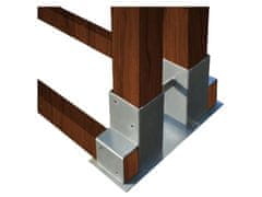 M.A.T Group Stojalo za drva 340x150mm Zn (1 kos)