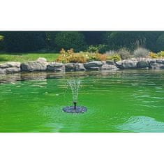 Merco Dvoriščna plavajoča sončna fontana barva črna