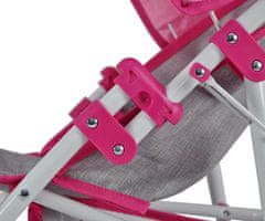 MILLY MALLY Natalie Prestige Pink Športni voziček za lutke