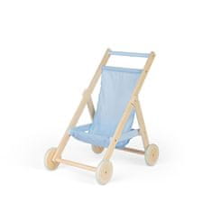 Tidlo Leseni voziček za golf za lutke modri