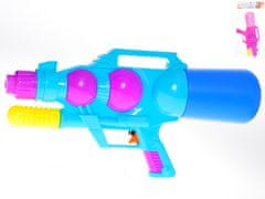 Vodna pištola 42 cm s črpalko - mešanica barv (roza, modra)