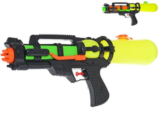 Vodna pištola 42 cm - mešanica barv (zelena, oranžna)