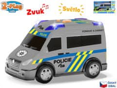 Mikro Trading 2-Play Prometni avto Policija CZ design 13,5 cm prosto gibanje s svetlobo in zvokom