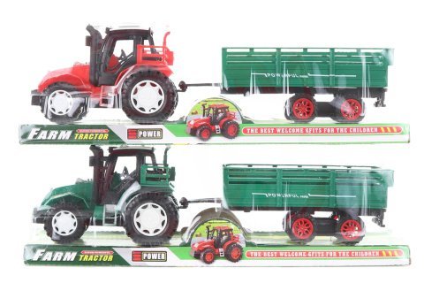 Traktor s traktorsko sejalnico