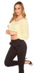 Amiatex Ženska bluza 107179, rumena, UNIVERZáLNí