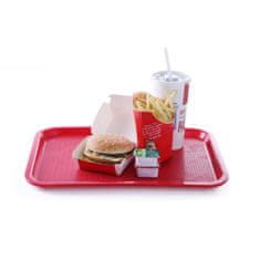Hendi Polipropilenski pladenj Fast Food 30,5x41,5 cm - rdeč