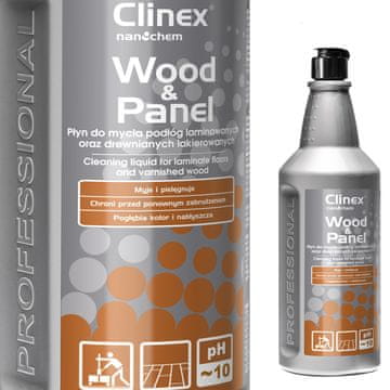 shumee Tekočina za čiščenje lesenih tal CLINEX Wood-Panel 1L