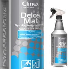 Clinex Tekočina za nego lesenega pohištva odstranjuje prah in umazanijo CLINEX Delos Mat 1L