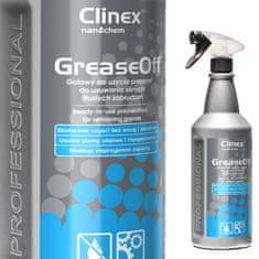 NEW Razmaščevalec za odstranjevanje močnih mastnih nečistoč CLINEX GreaseOff 1L