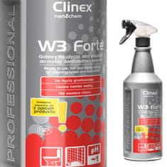 Clinex CLINEX W3 Forte 1L Čistilo za splakovanje pisoarjev CLINEX W3 Forte 1L