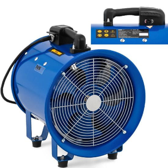 shumee Industrijski aksialni ventilator za hlajenje in kroženje zraka, 500 W dia. 300 mm