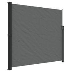 Greatstore Zložljiva stranska tenda antracitna 180x300 cm