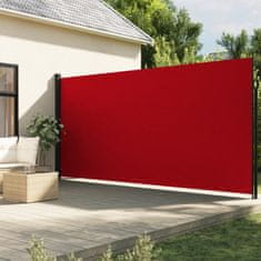 shumee Zložljiva stranska tenda rdeča 220x300 cm
