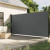 Greatstore Zložljiva stranska tenda antracitna 200x600 cm