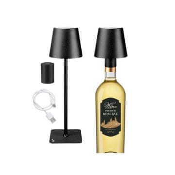 Northix Namizna svetilka za polnjenje - črna