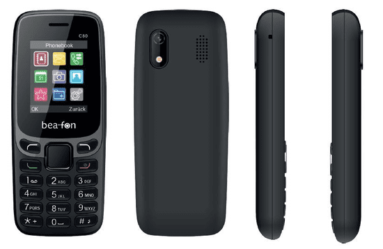 Beafon C80 telefon, črna