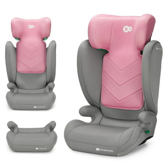 Kinderkraft I-SPARK i-Size otroški stol, 100-150cm, 2023