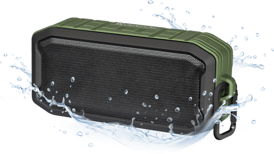 Defender G14 (65014) Li-Ion 1.0 7W 5.0 IP66 Bluetooth prenosni zvočnik zelen zščiten pred vodo in prahom