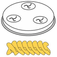 shumee FUSILLI konica cedila za testenine, svedri, 5 lukenj dia. 9 mm MPF2.5/4 - Hendi 229361