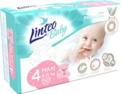 LINTEO BABY Premium plenice za enkratno uporabo 4 MAXI (8-15 kg) 50 kosov