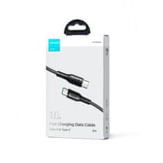 Joyroom Kabel USB-C z LED-diodo 100 W, 2 m, črn