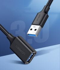 NEW Kabel USB 3.0 podaljšek 1,5 m črn