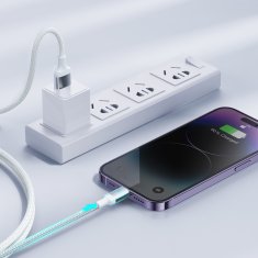 Joyroom Kabel za iPhone A10 Series USB - Lightning 2,4 A 1,2 m bel