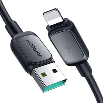 Joyroom Kabel za iPhone Lightning - USB 2.4A 1,2 m črn